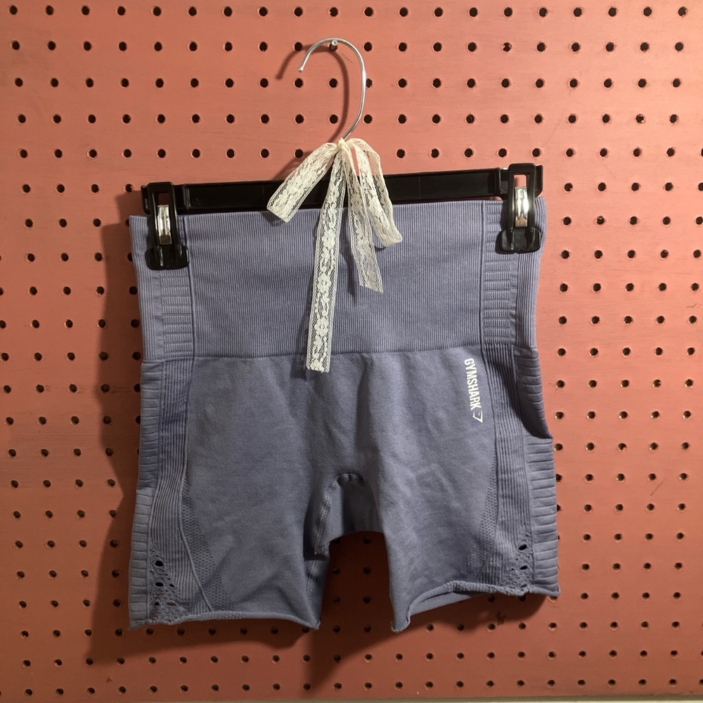 Gymshark Blue Bike Shorts for Active Comfort